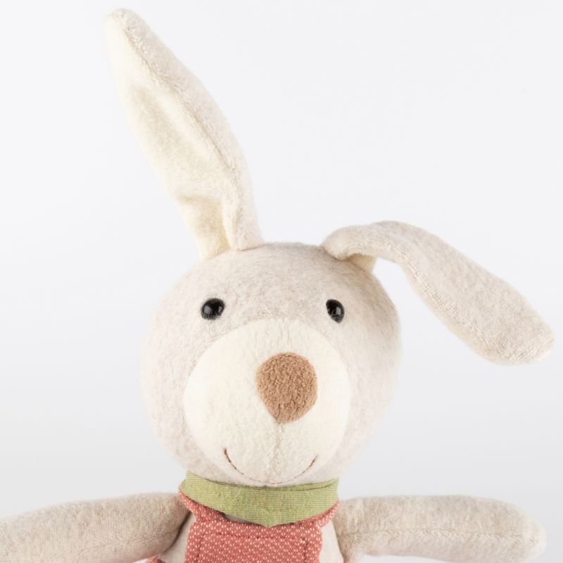 Sigikid Kuscheltier Hase mit Latzhose, magohany Outlet