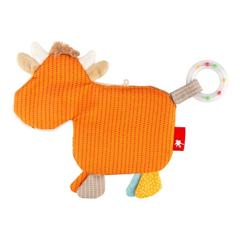 Sigikid Baby Knister Schnuffeltuch Kuh Auslauf