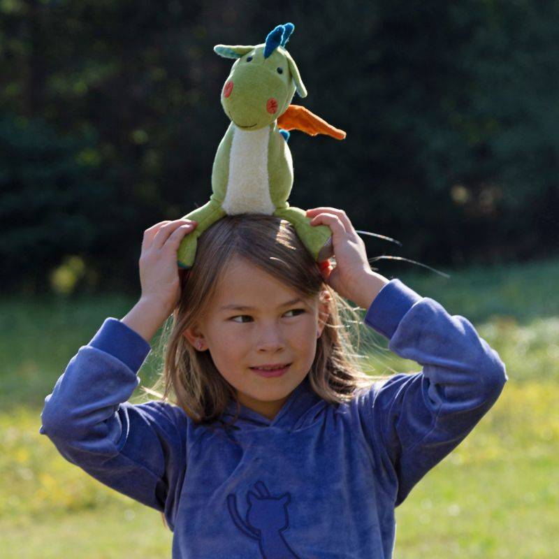 Sigikid Kuscheltier Drache grün, Patchwork Sweety Kostenloser Versand
