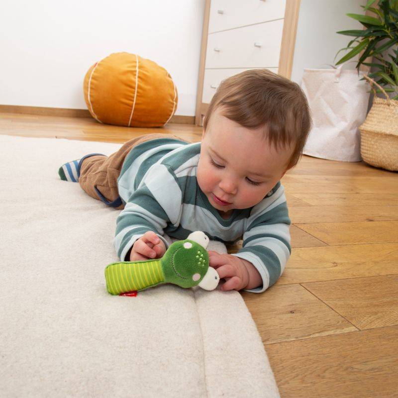 Sigikid Baby Greifling Frosch mit Spiegel, Red Stars Osterangebot