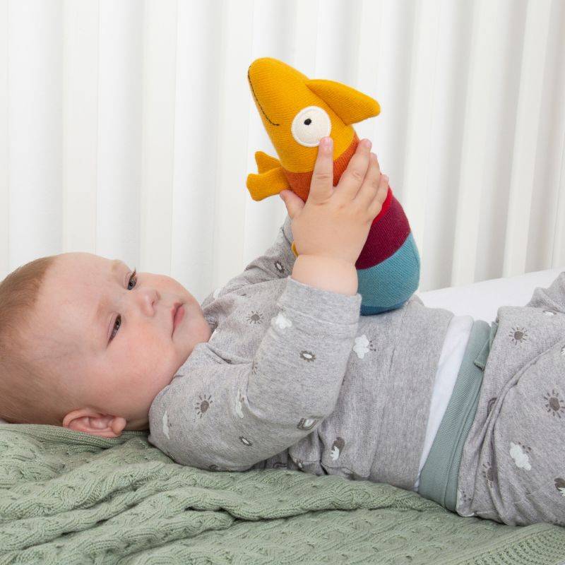 Sigikid Baby Strick Greifling Chamäleon Lagerräumung