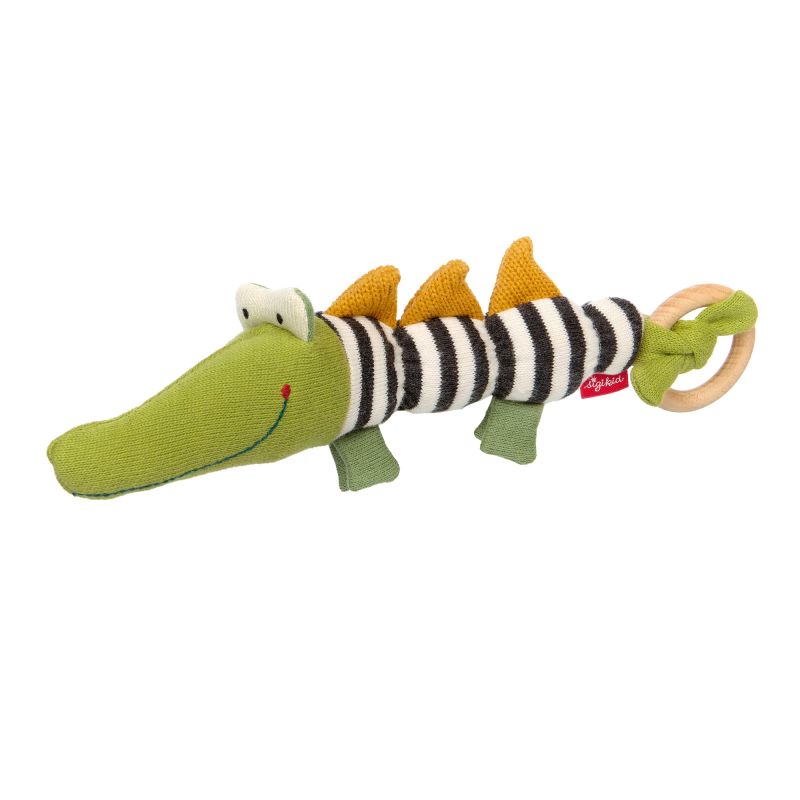 Sigikid Baby Strick Greifling Krokodil Bestseller