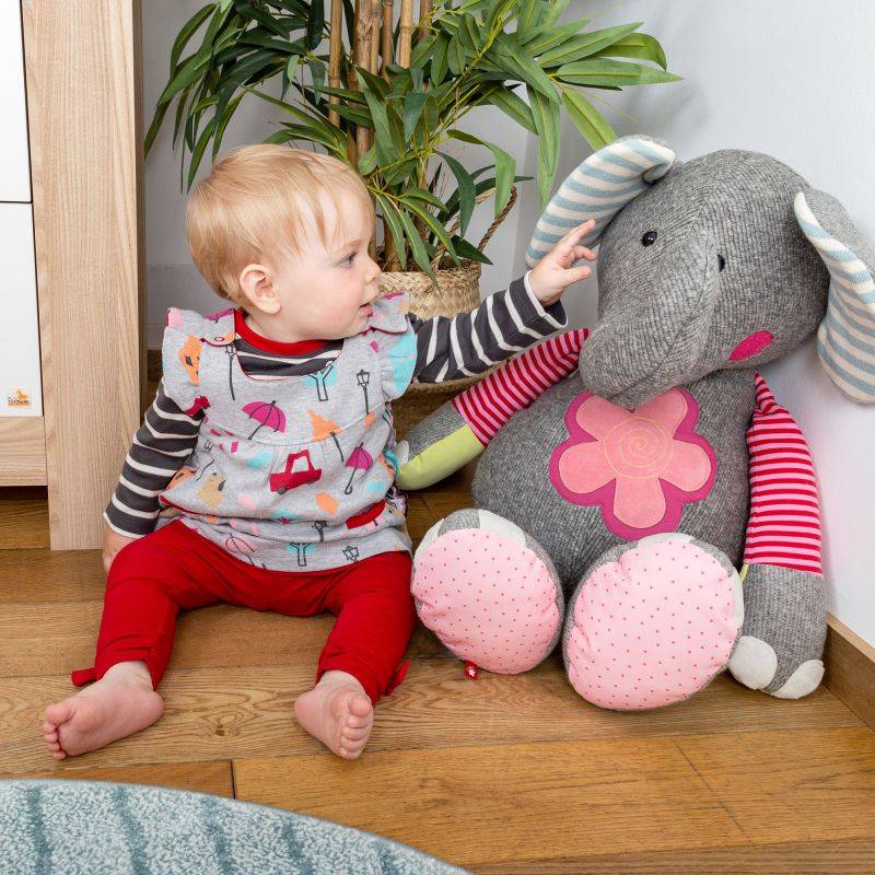 Sigikid XXL Kuscheltier Elefant im Patchworkstyle Tägliche Deals