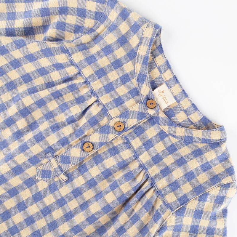 Sigikid Kinder Karo Flanellbluse, blau-weiß Sonderangebot der Fabrik