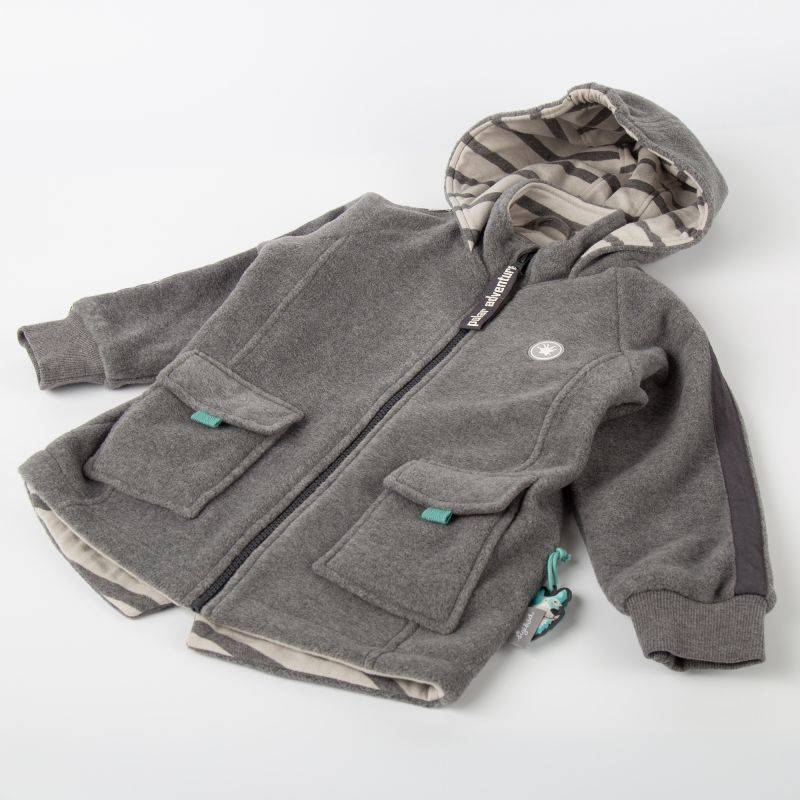 Sigikid Kinder Fleecejacke Polar Expedition, graumeliert Discount Store für neue Produkte