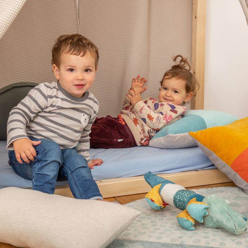 Sigikid Baby Langarmshirt Eisbär, grau geringelt 50% Rabatt mit kostenlosem Versand