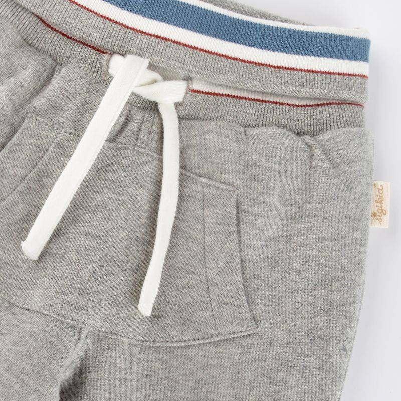 Sigikid Baby Wendehose mit Beinbündchen, grau oder blau Im Verkauf