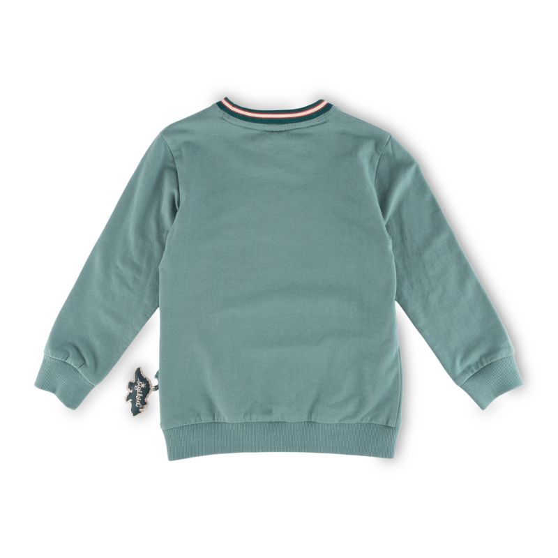 Sigikid Kinder Sweatshirt Dino, grün Auslauf