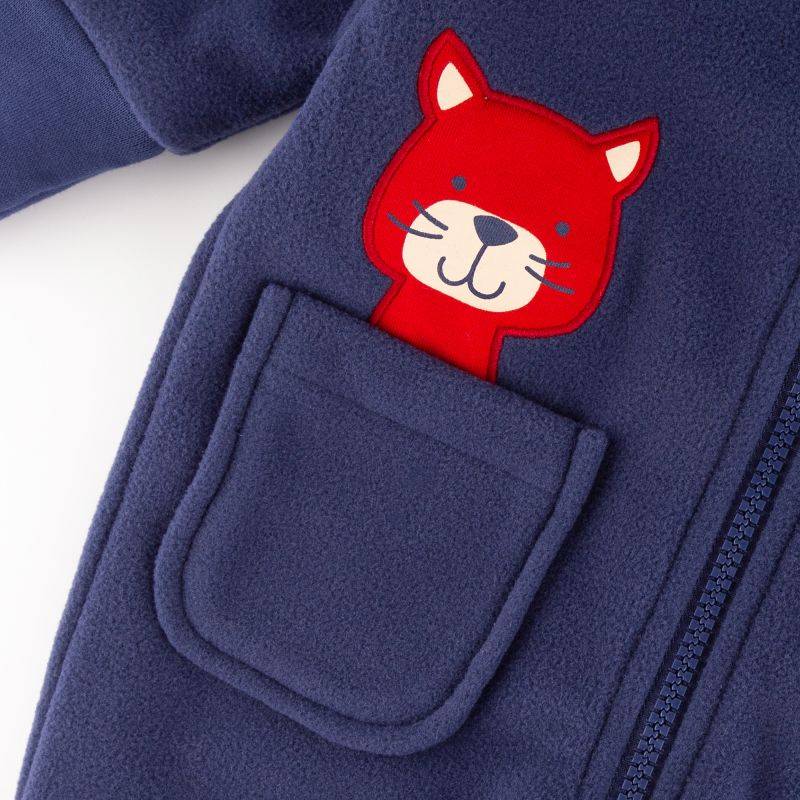 Sigikid Baby Fleece Overall Katze, dunkelblau Angebote