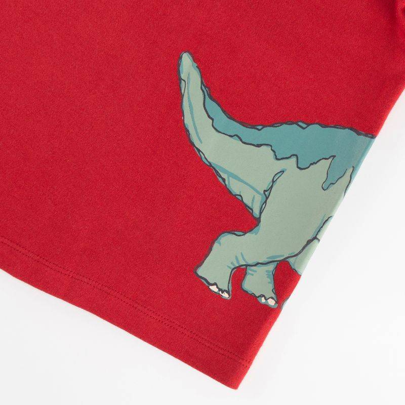 Sigikid Kinder Langarmshirt Dino, dunkelrot Schlussverkauf