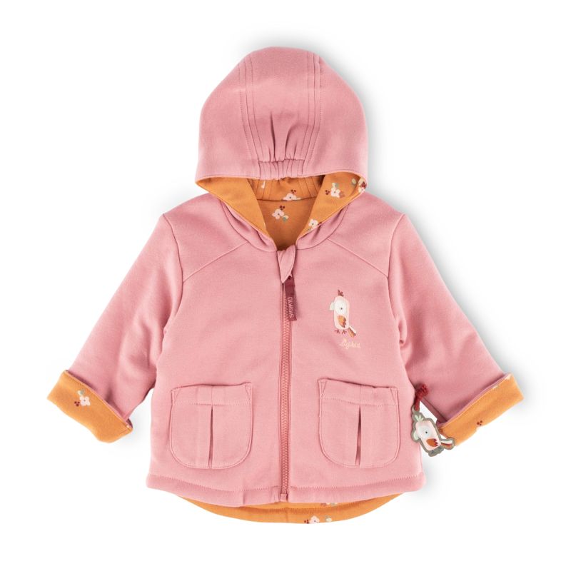 Sigikid Baby Wendejacke, Blümchen Print und rosa Fabrikpreis
