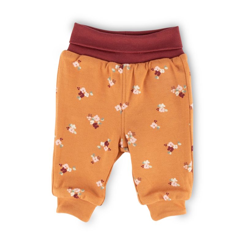 Sigikid Baby Wendehose, Blümchen Print und dunkelrot Rabatt