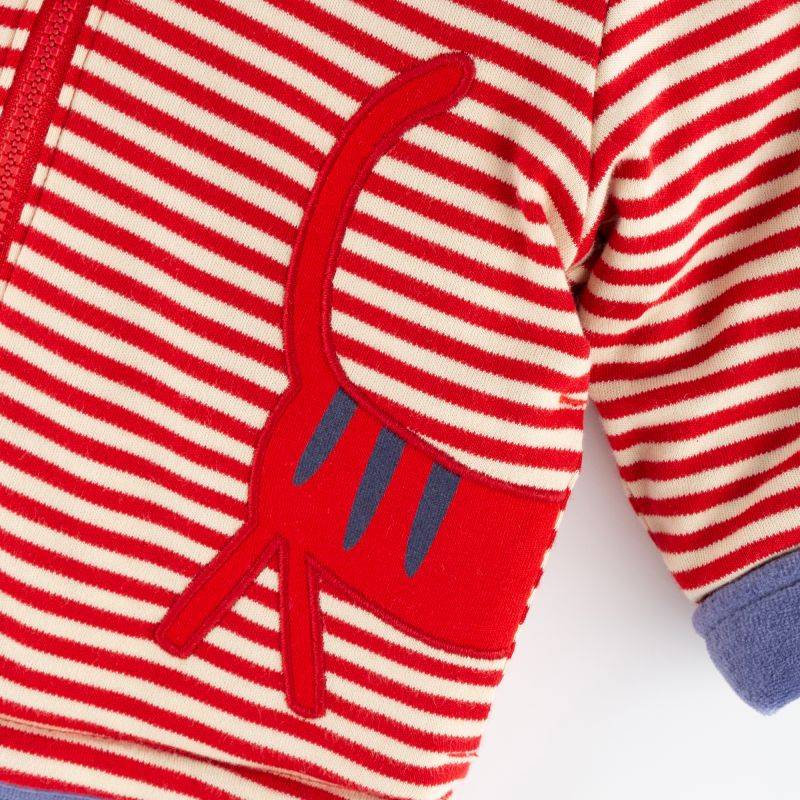 Sigikid Baby Wendejacke Katze, Nicki blau oder rot-weiß geringelt Großer Ausverkauf