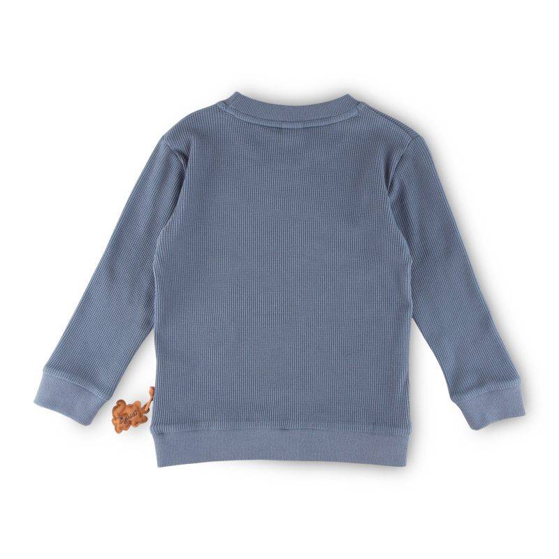 Sigikid Kinder Langarmshirt Forest Adventure, blau Flash Sale