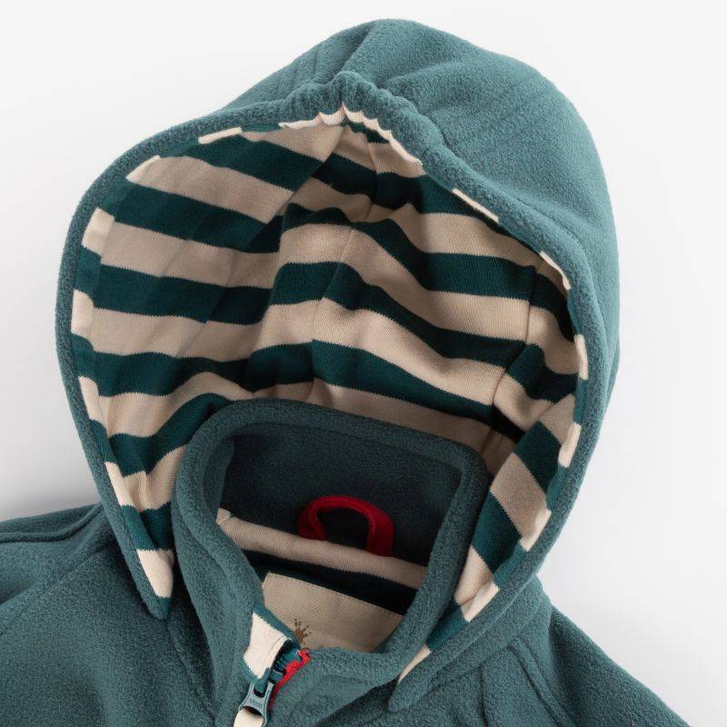 Sigikid Kinder Fleecejacke mit Kapuze Dino World, grün Black Friday