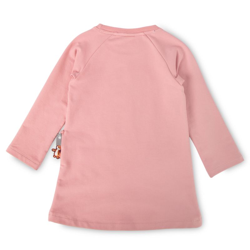 Sigikid Kinder Sweatkleid Dancing Leaves in Rosa Cyber Monday
