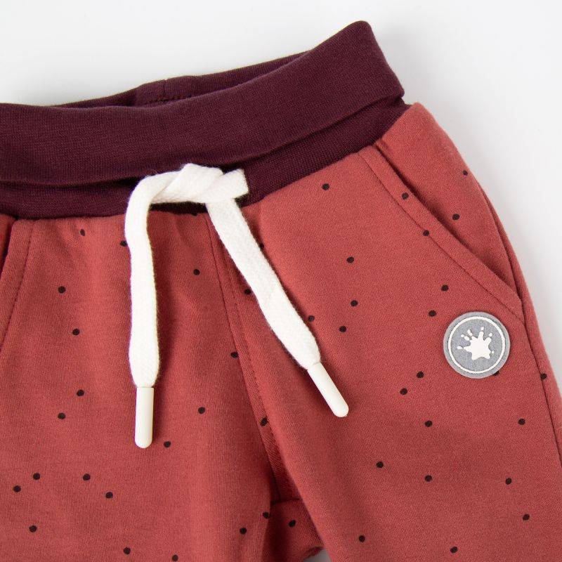 Sigikid Baby Wendehose rotbraun mit Pünktchen oder dunkelrot Muttertagsangebot
