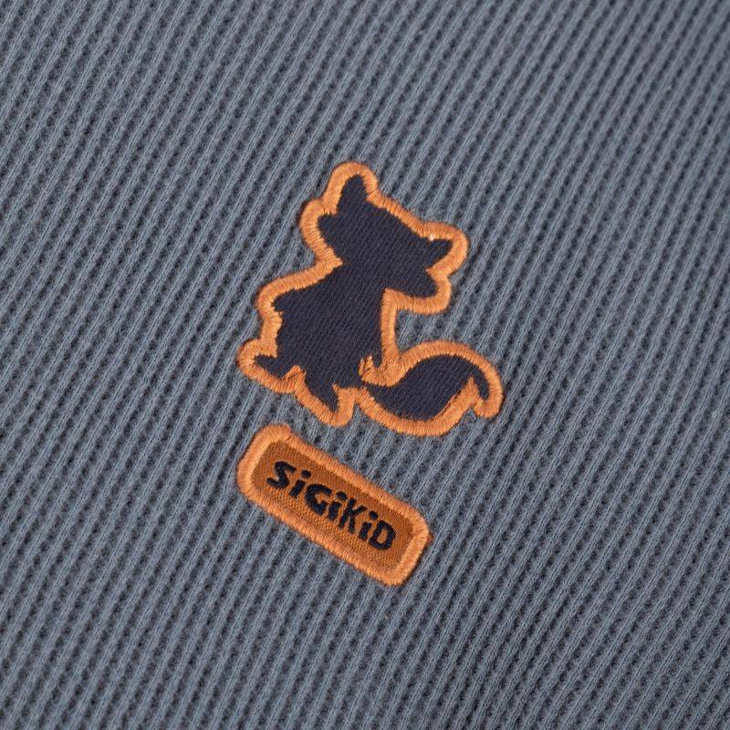 Sigikid Kinder Langarm Wendeshirt Forest Adventure, blau oder grau Heißer Verkauf