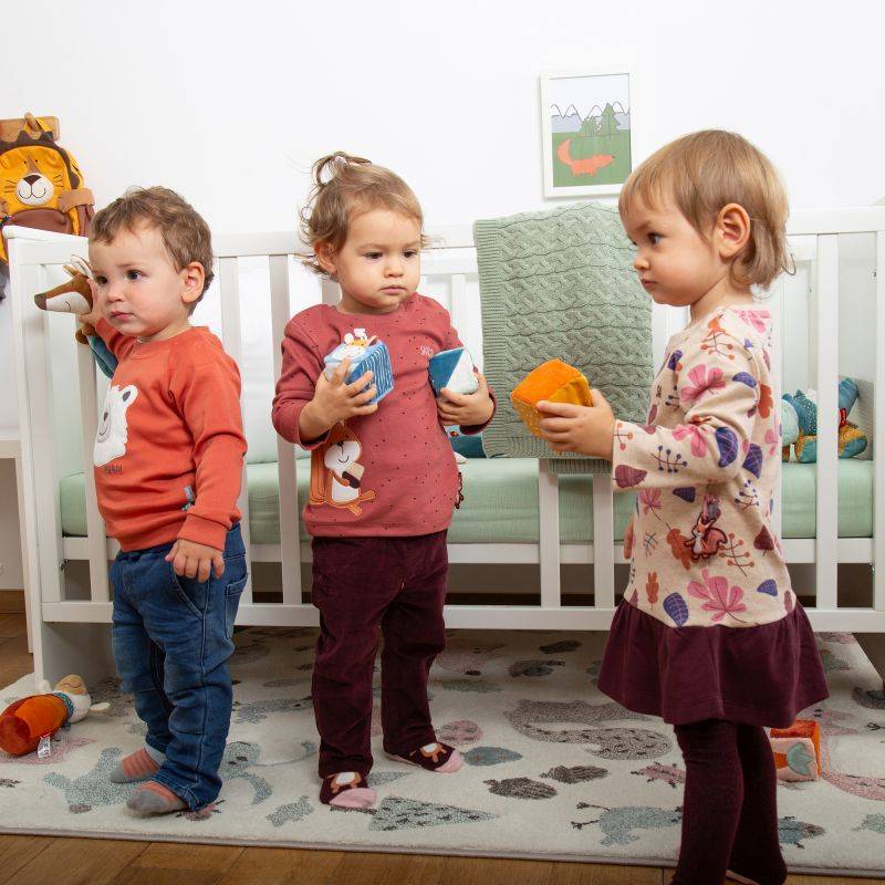 Sigikid Baby Langarmshirt mit Eisbär Motiv, orange Zeitlich begrenztes Angebot