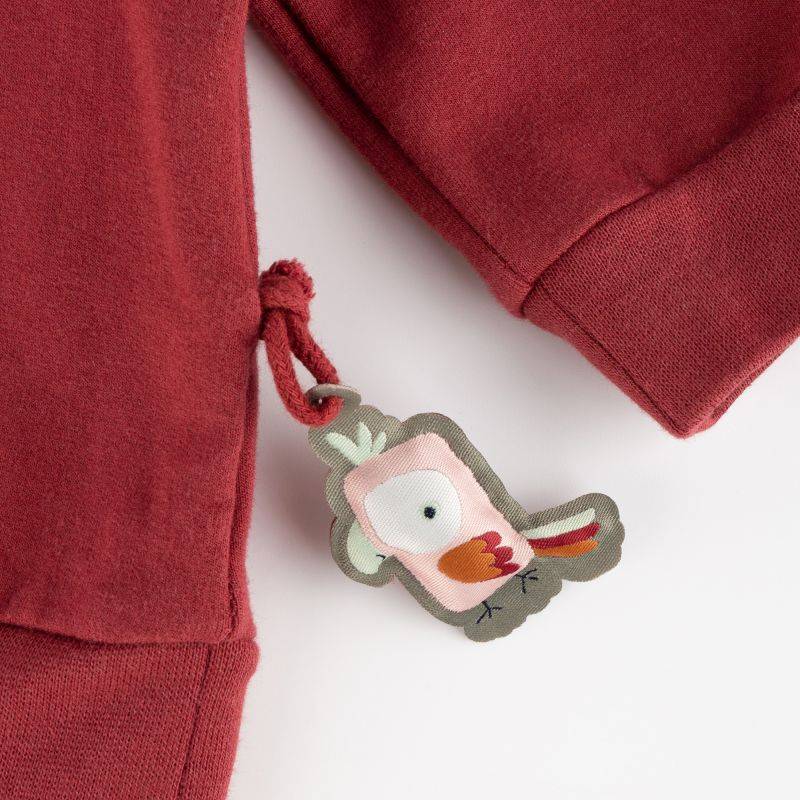 Sigikid Baby Sweatshirt Kakadu, dunkelrot Kostenlose Rückgabe