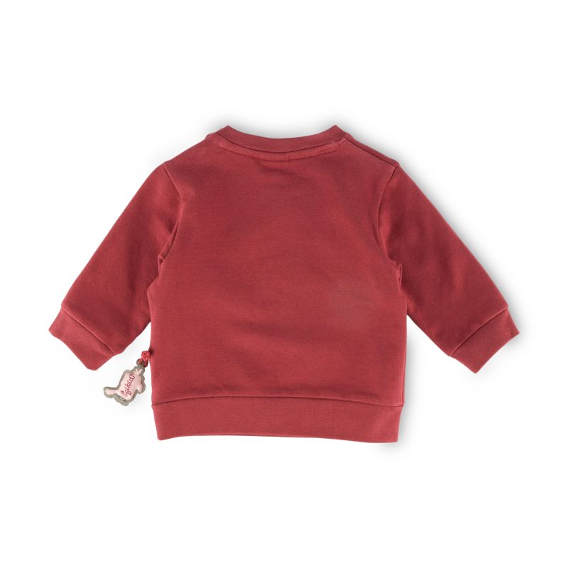 Sigikid Baby Sweatshirt Kakadu, dunkelrot Kostenlose Rückgabe