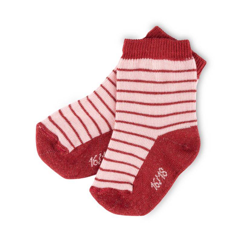 Sigikid Baby 3er Socken-Set, rosa und dunkelrot Bis zu 60% Rabatt