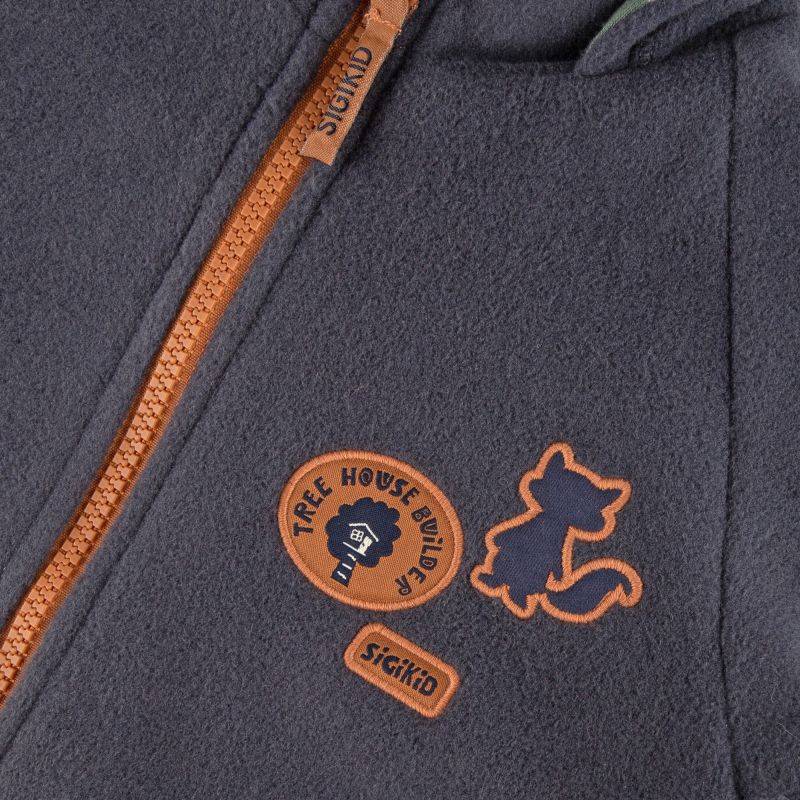 Sigikid Kinder Fleecejacke Forest Adventure, dunkelgrau Rabatte dieses Monats