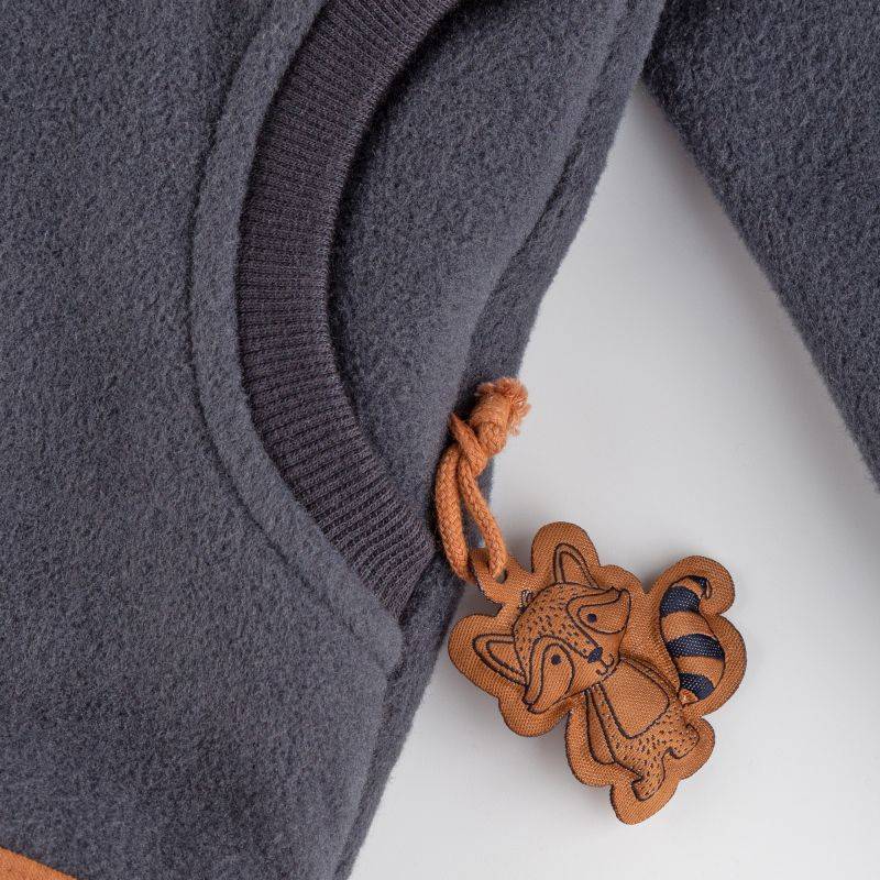 Sigikid Kinder Fleecejacke Forest Adventure, dunkelgrau Rabatte dieses Monats