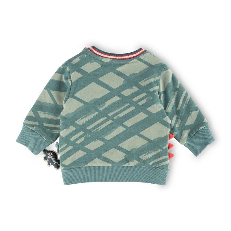 Sigikid Baby Sweatshirt Dino World, grün Online