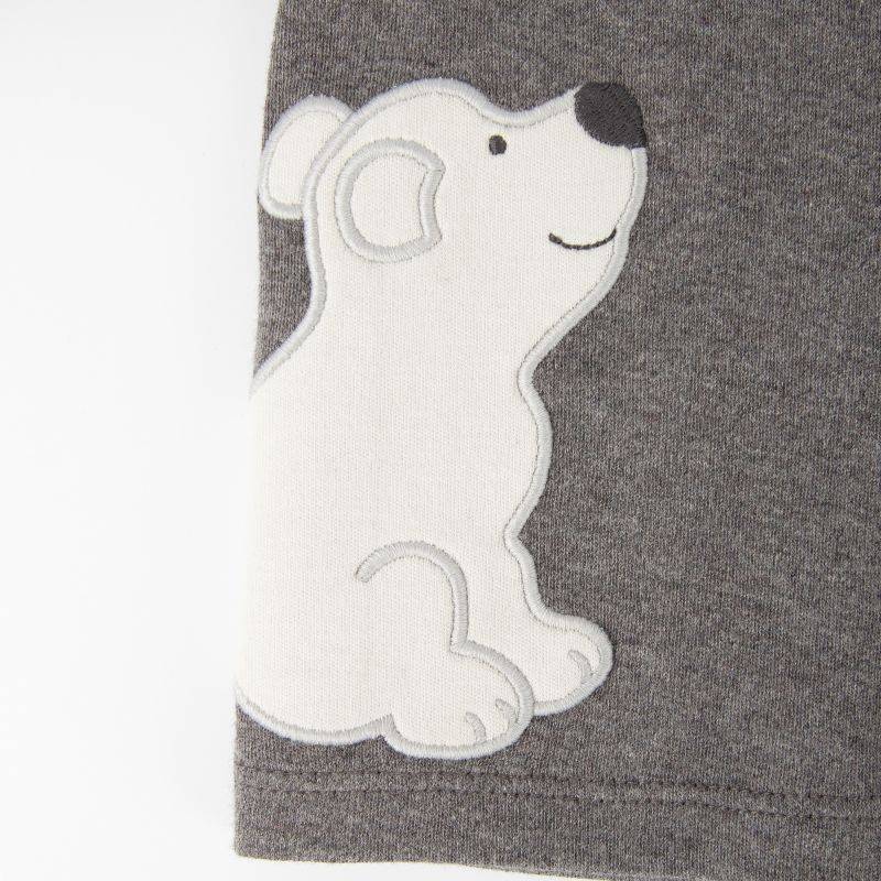 Sigikid Baby Langarmshirt mit Eisbär Motiv, graumeliert Blitzverkäufe