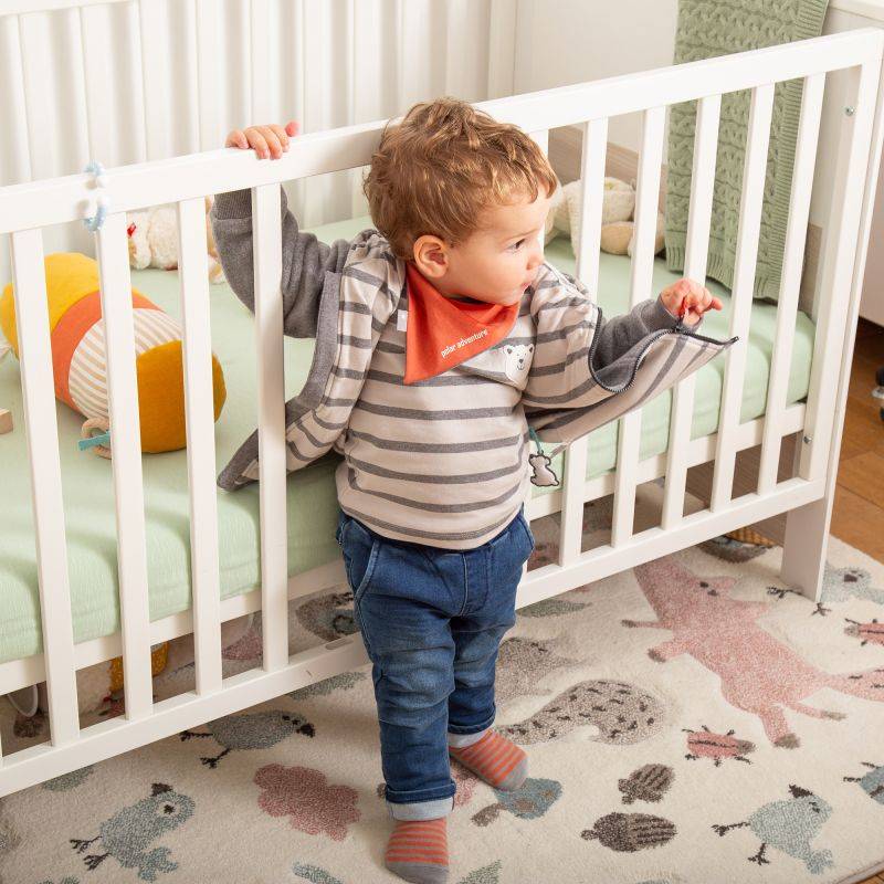 Sigikid Baby Fleecejacke Eisbär, grau Limitierter Zeitrabatt