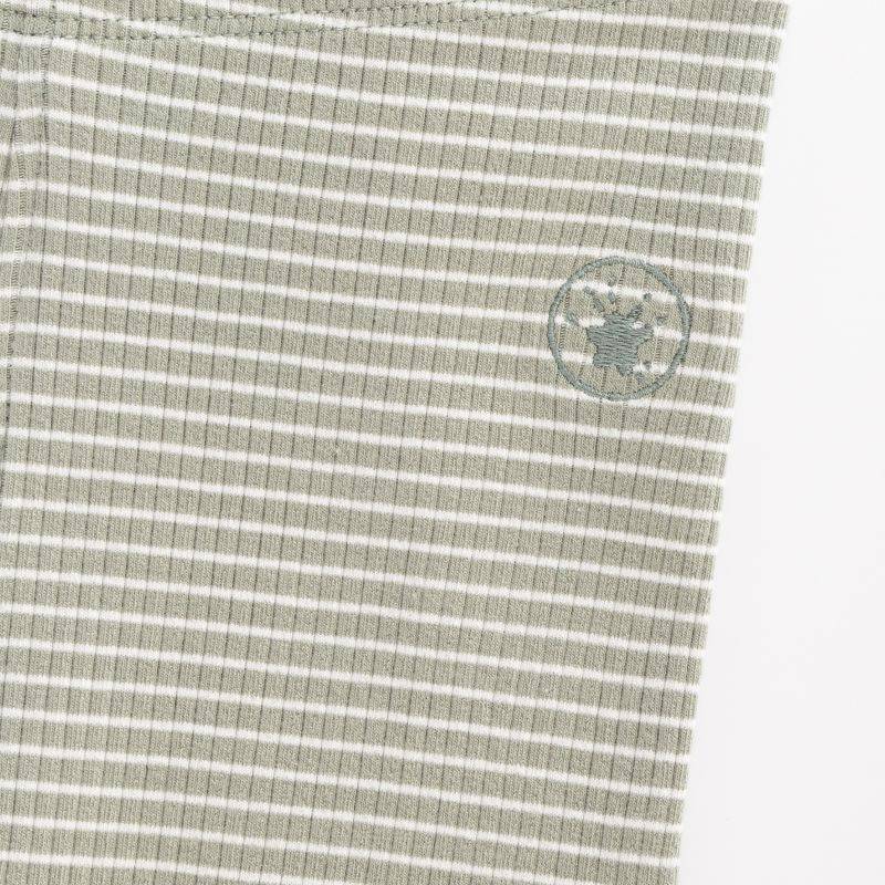 Sigikid Kinder Leggings, grün-weiß geringelt Flash Sale