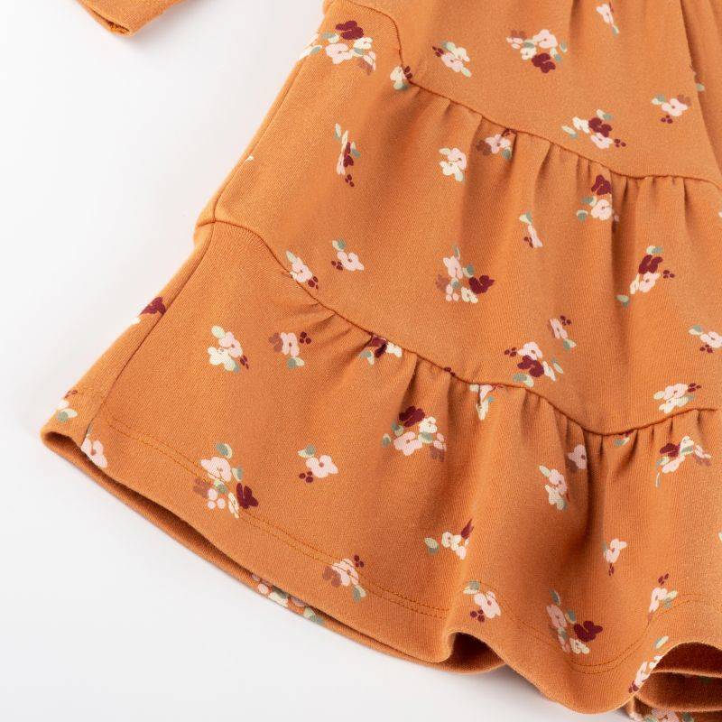 Sigikid Kinder Langarm Stufenkleid mit Blümchen Print Exklusivangebot