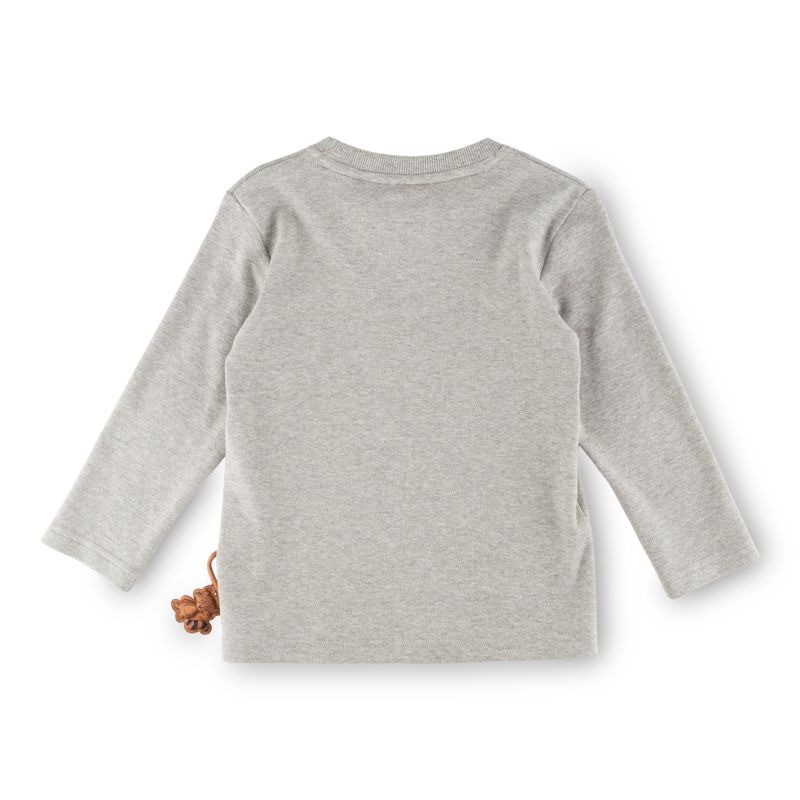 Sigikid Kinder Langarmshirt Forest Adventure, grau Cyber Monday