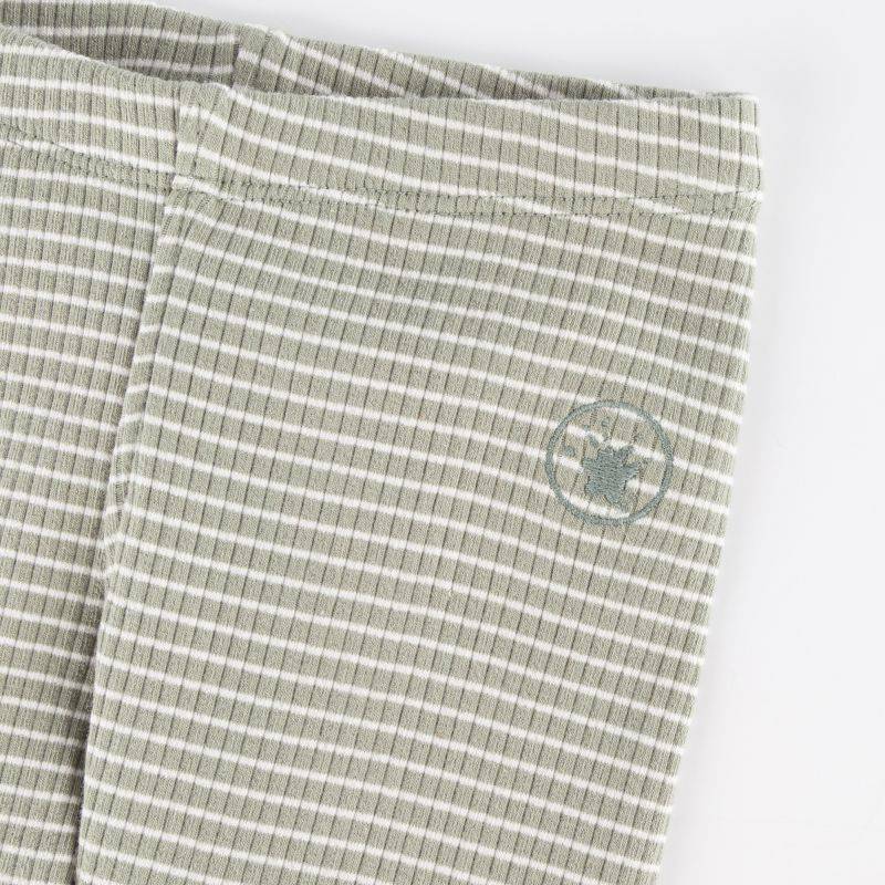 Sigikid Baby Leggings, weiß geringelt Vatertagsangebot