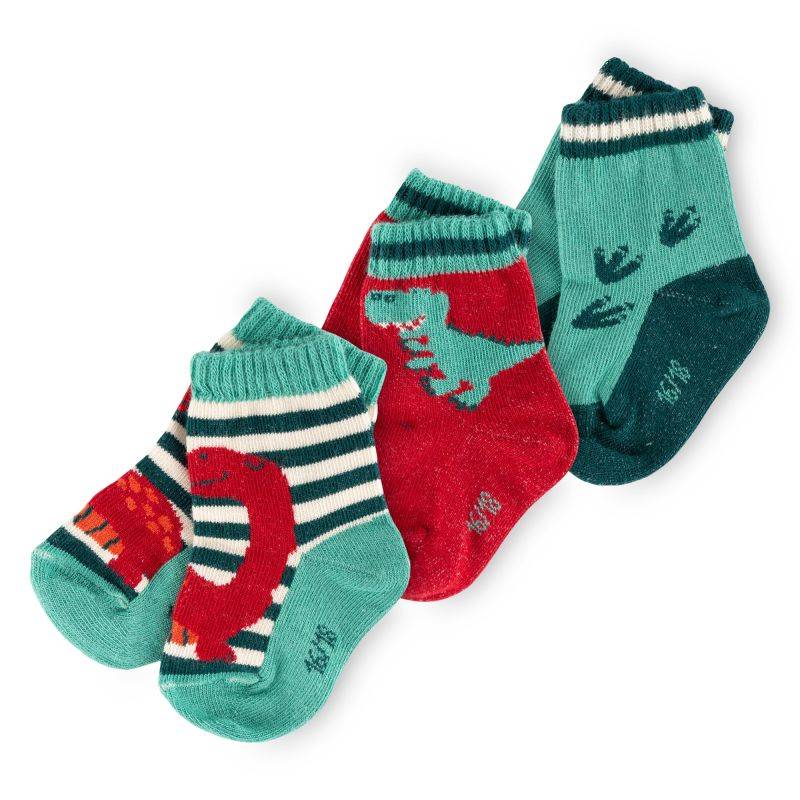 Sigikid Baby Socken-Set Dino im 3er Pack Kauf eins, bekomm eins gratis