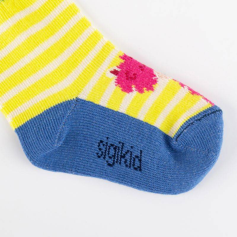 Sigikid Baby 3er Socken-Set Lama, bunt gestreift Super Sparpreis