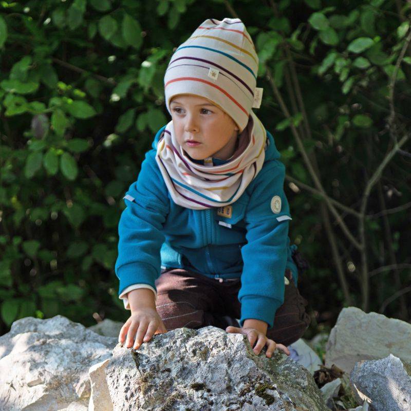 Sigikid Kinder Mütze, bunt gestreift Letzte 2 Tage