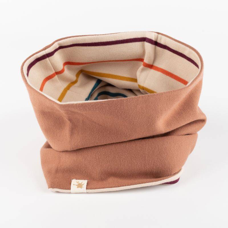 Sigikid Kinder Loopschal, bunt gestreift-braun Bis zu 50% Rabatt