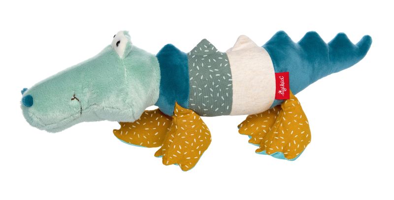 Sigikid Kuscheltier Krokodil, Patchwork Sweety Begrenzt auf 3 Tage