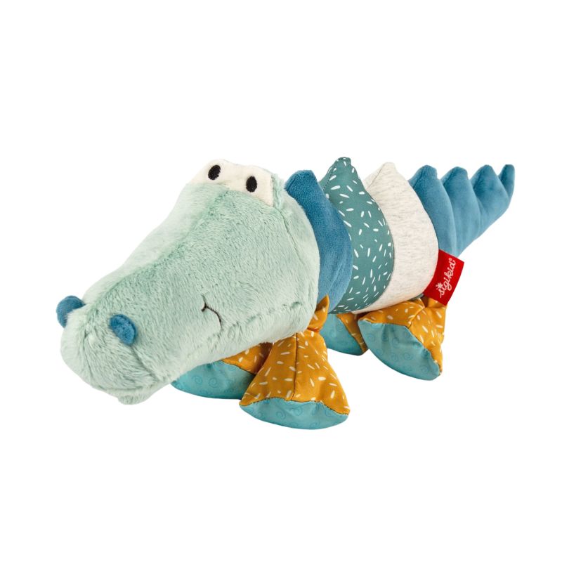 Sigikid Kuscheltier Krokodil, Patchwork Sweety Begrenzt auf 3 Tage