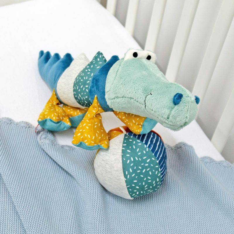 Sigikid Kuscheltier Krokodil, Patchwork Sweety Begrenzt auf 3 Tage