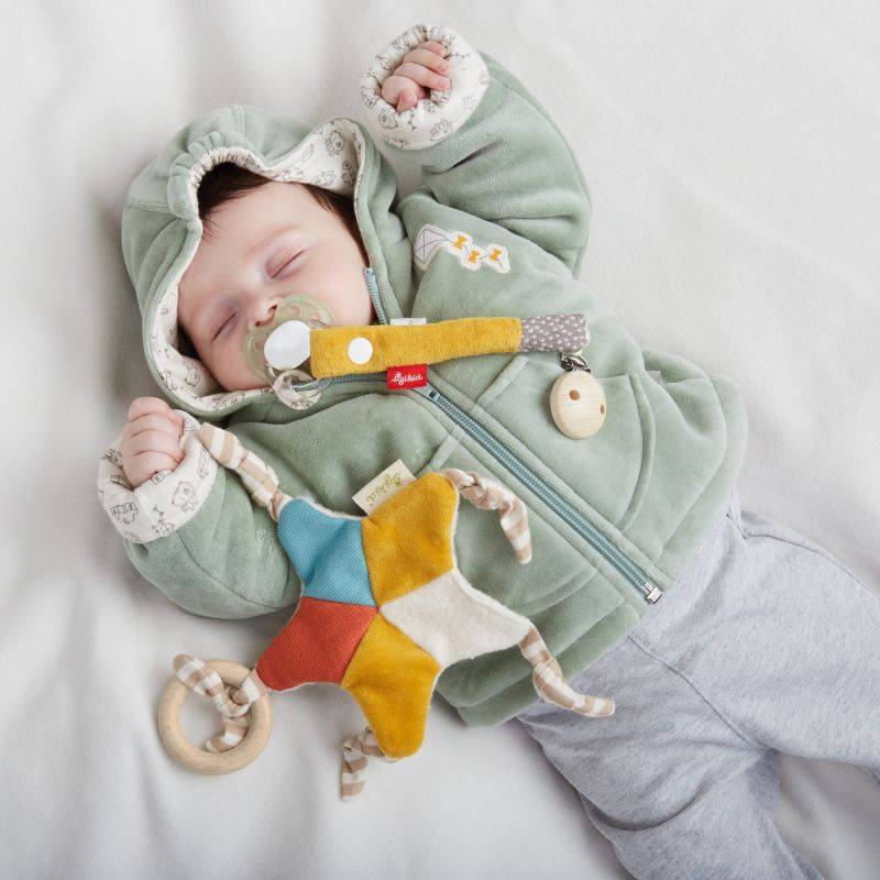 Sigikid Baby Schnuffeltuch Stern, Green Collection Fabrikpreis