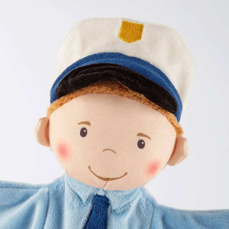 Sigikid Kinder Handspielpuppe Polizist Nur noch ein Tag übrig