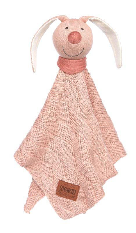 Sigikid Baby Strick-Schnuffeltuch Hase rosa Neuheiten