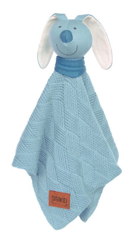 Sigikid Baby Strick-Schnuffeltuch Hase blau Bestseller