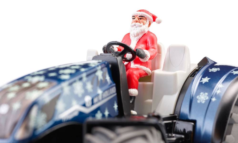﻿Siku New Holland Weihnachtstraktor 10322300000 Saisonschlussverkauf