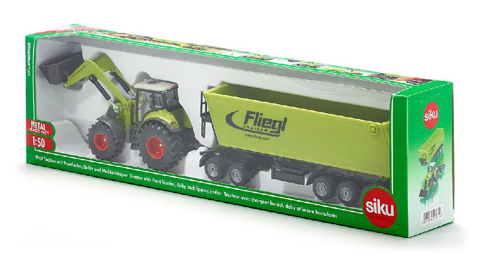 Siku Traktor mit Frontlader, Dolly und Muldenkipper 10194900002 Riesige Rabatte