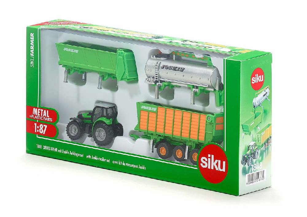 Siku DEUTZ-FAHR mit Joskin Anhängerset 10184800001 Black Friday Preise