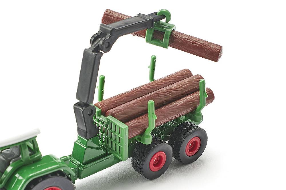 Siku Traktor mit Forstanhänger 10164500003 zollfrei